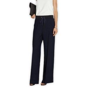 3.1 Phillip Lim Wide Leg Pants w/ Drawstring Navy